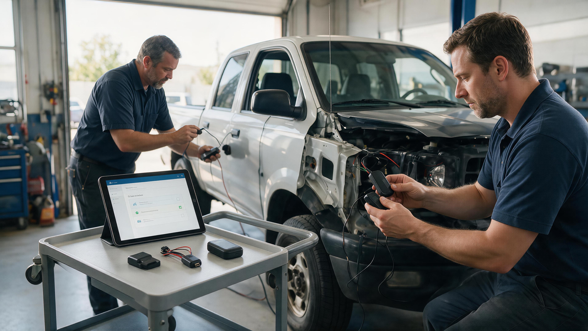 GPS tracker reconnecting after a rural cellular coverage gap on a U.S. highway