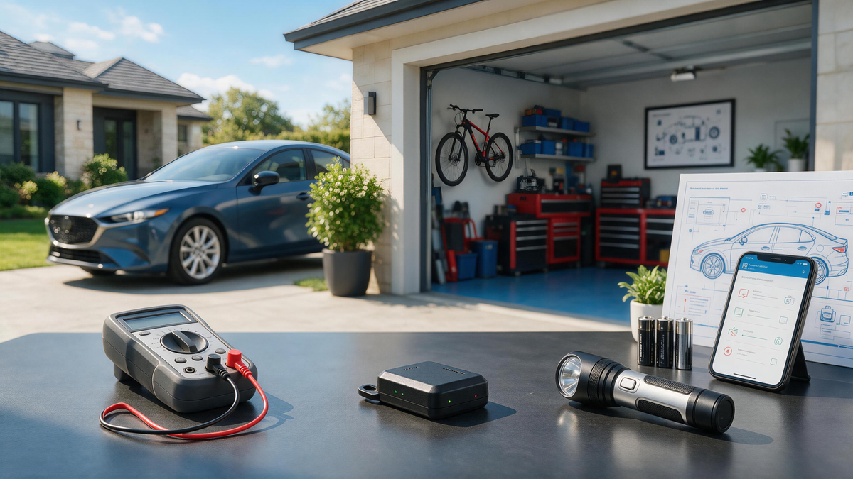 Checking a vehicle GPS tracker power compatibility plan