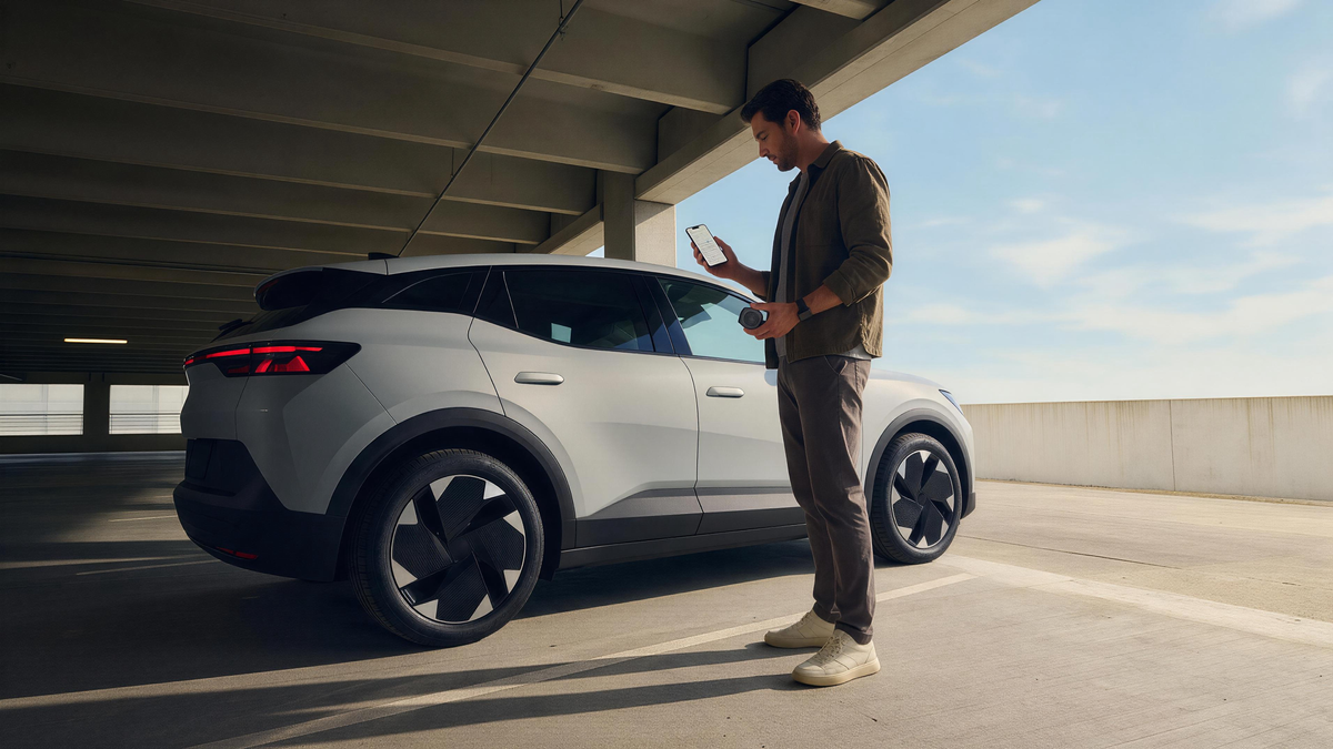 Testing GPS tracker updates near a covered parking garage
