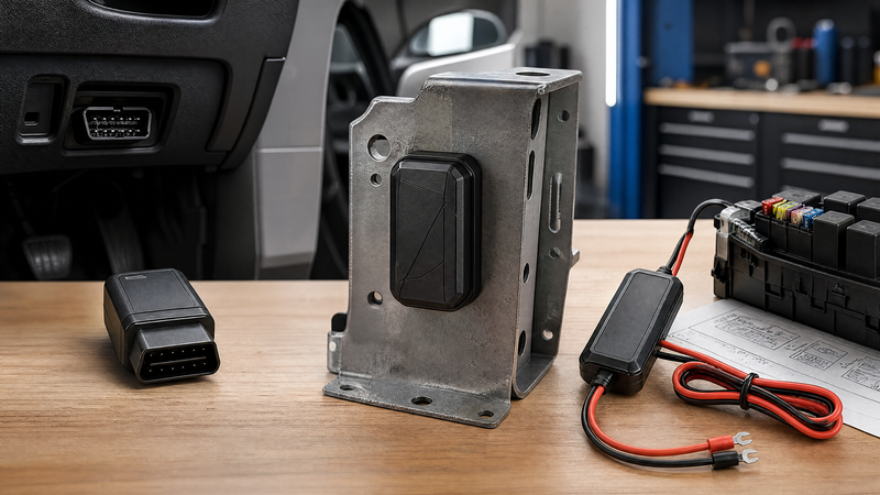 OBD magnetic and wired GPS tracker comparison for vehicles