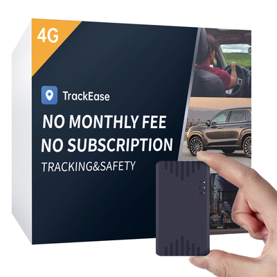 VITALGLOW Mini GPS Tracker for Vehicles, Kids No Monthly Fee, No Subscription, 5-Days Battery Life, 4G SIM Card and Data Included, Trip History, GeoFence, Driving Alerts
