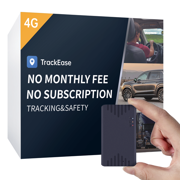 VITALGLOW Mini GPS Tracker for Vehicles, Kids No Monthly Fee, No Subscription, 5-Days Battery Life, 4G SIM Card and Data Included, Trip History, GeoFence, Driving Alerts